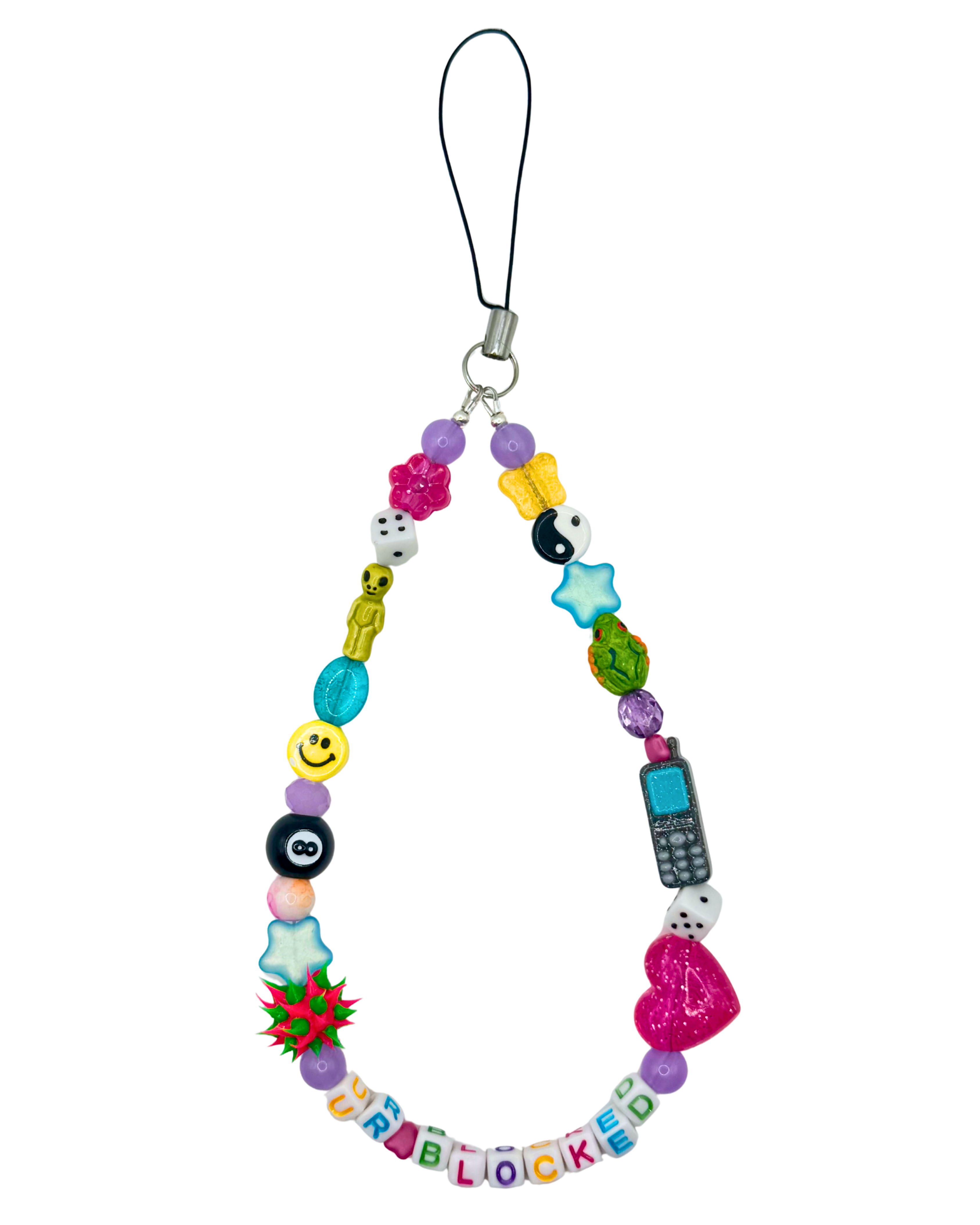 The Ur Blocked Phone Charm