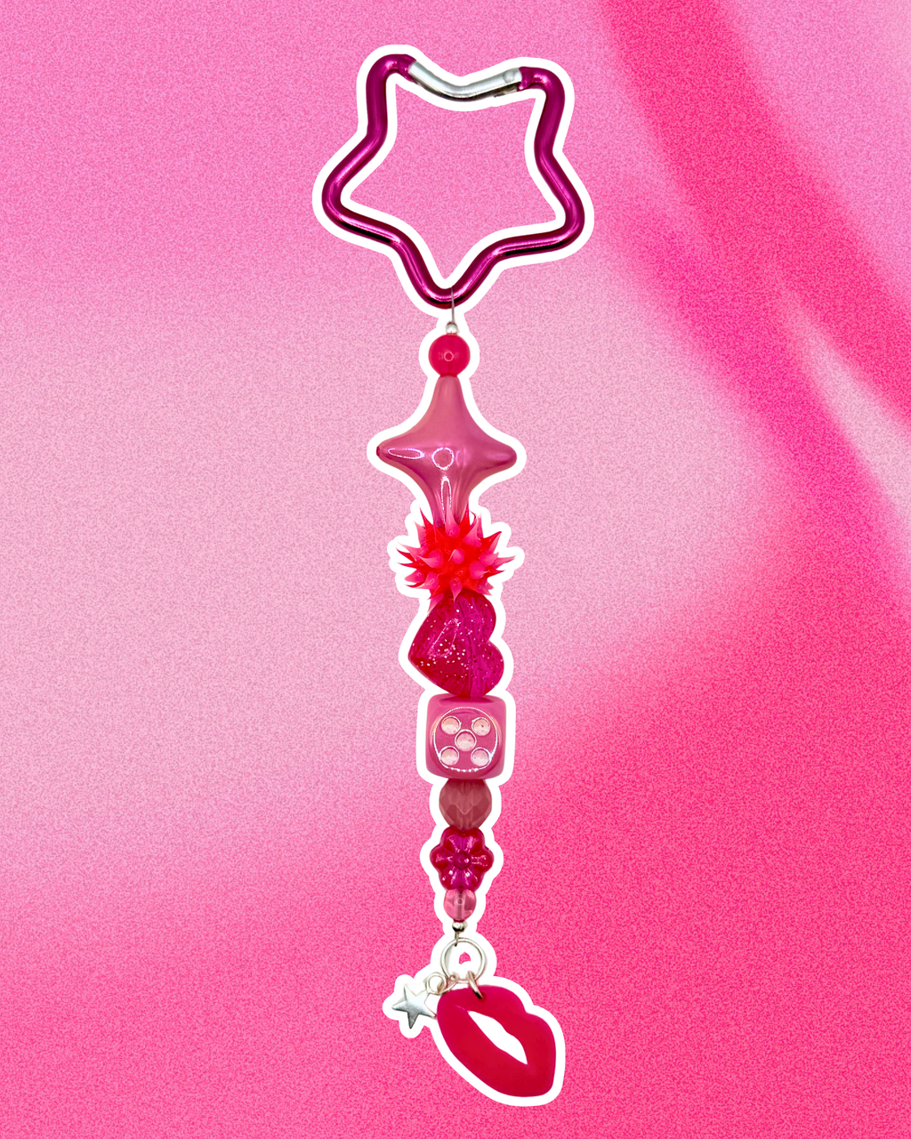 The Material Girl Keychain